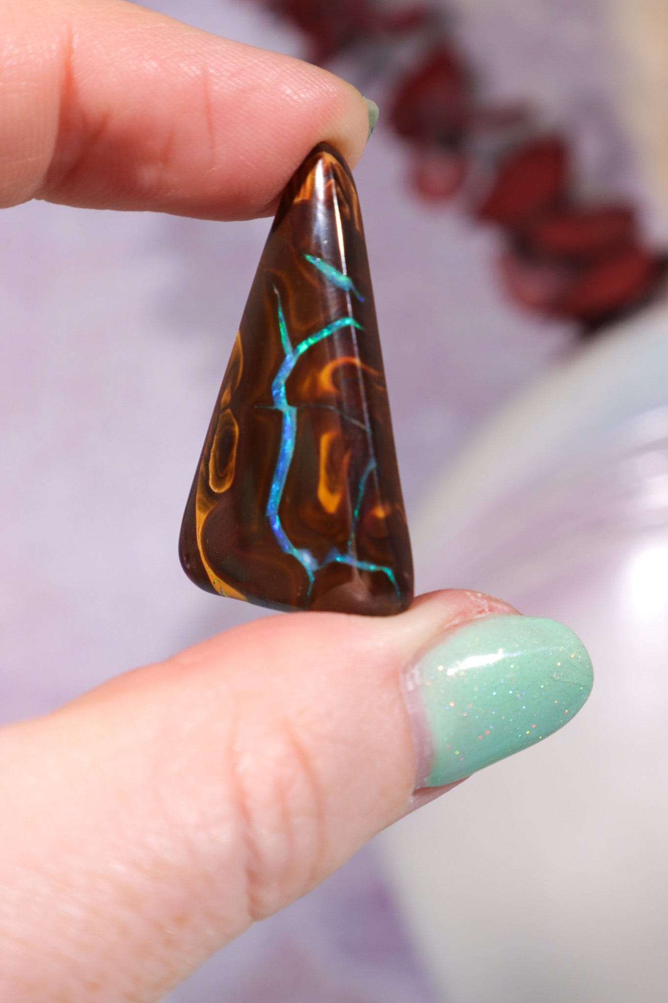 Koroit , Australia Boulder Opal 7.75gr Rocks & Fossils Tali & Loz Crystals