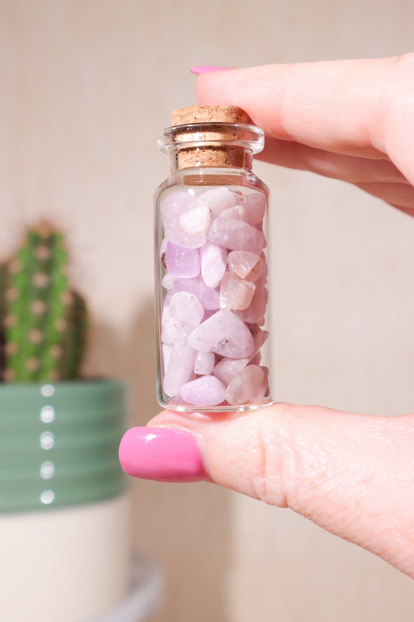 Kunzite Chip Bottles 10ml - Tali & Loz Crystals