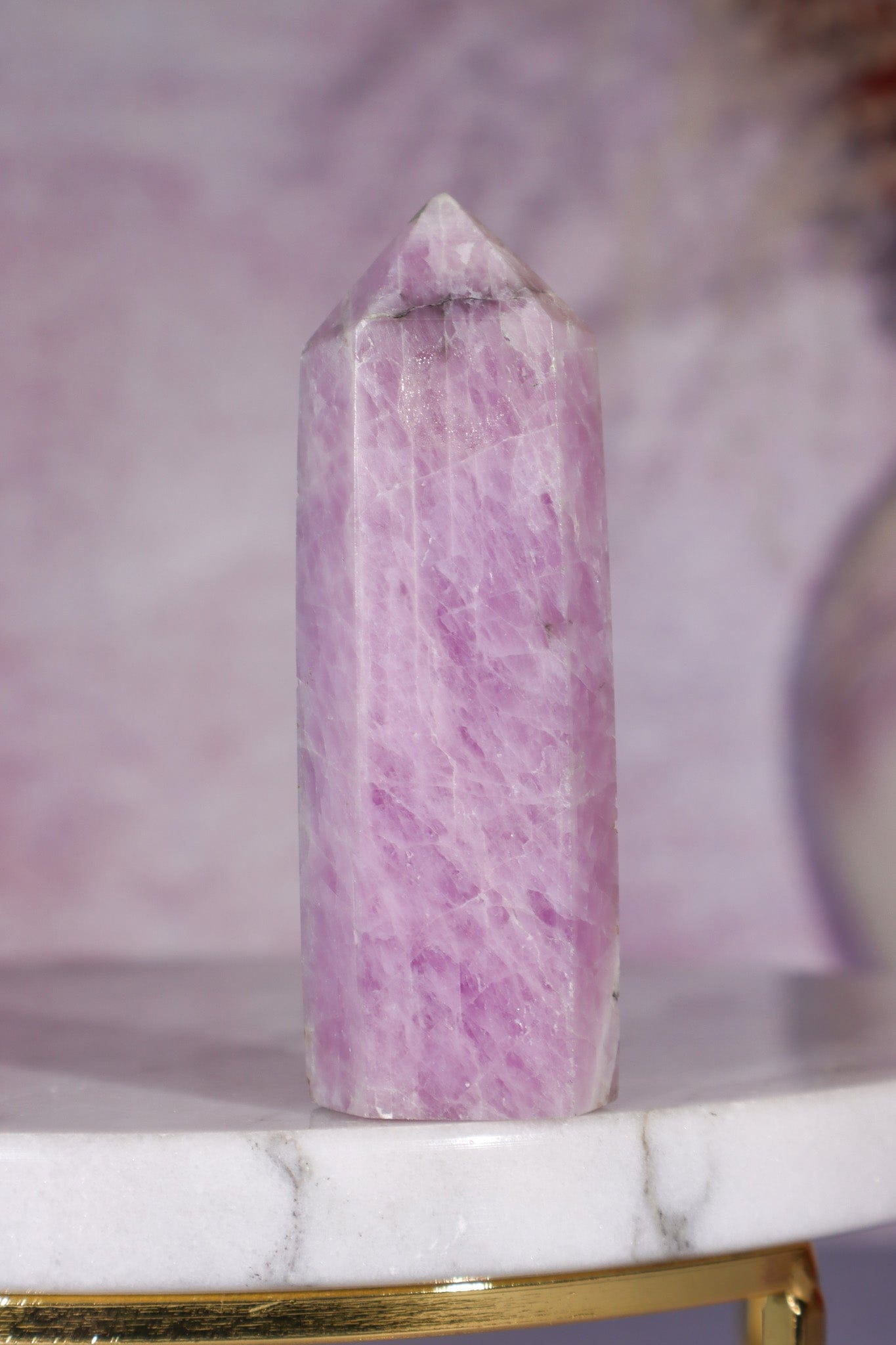 Kunzite Tower 6.8cm, Sold as Seen Towers Tali & Loz Crystals