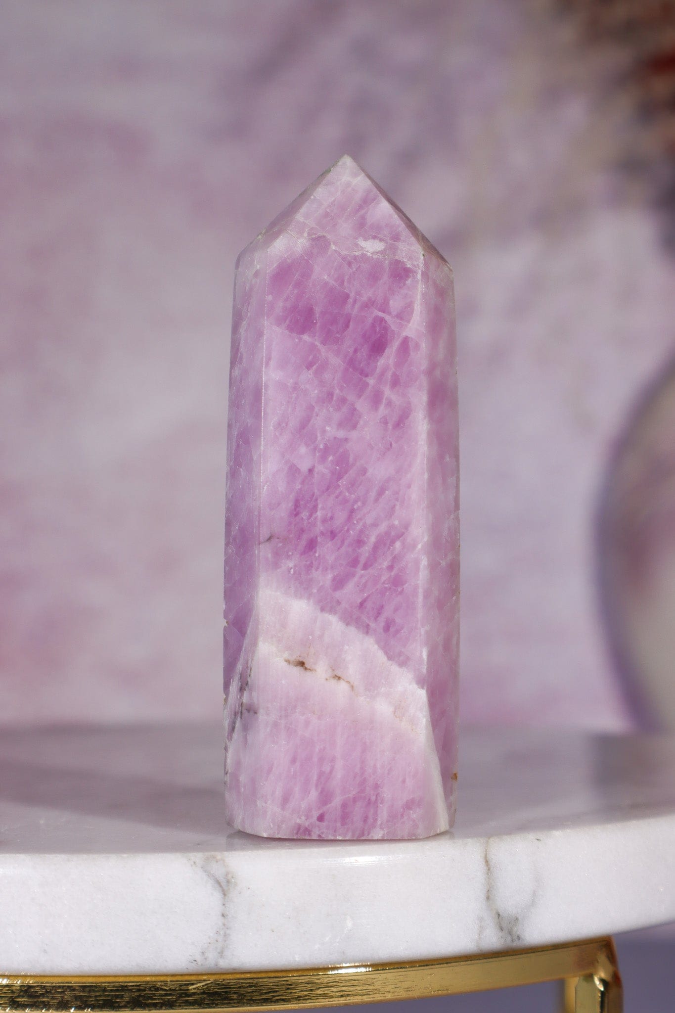 Kunzite Tower 6.8cm, Sold as Seen Towers Tali & Loz Crystals