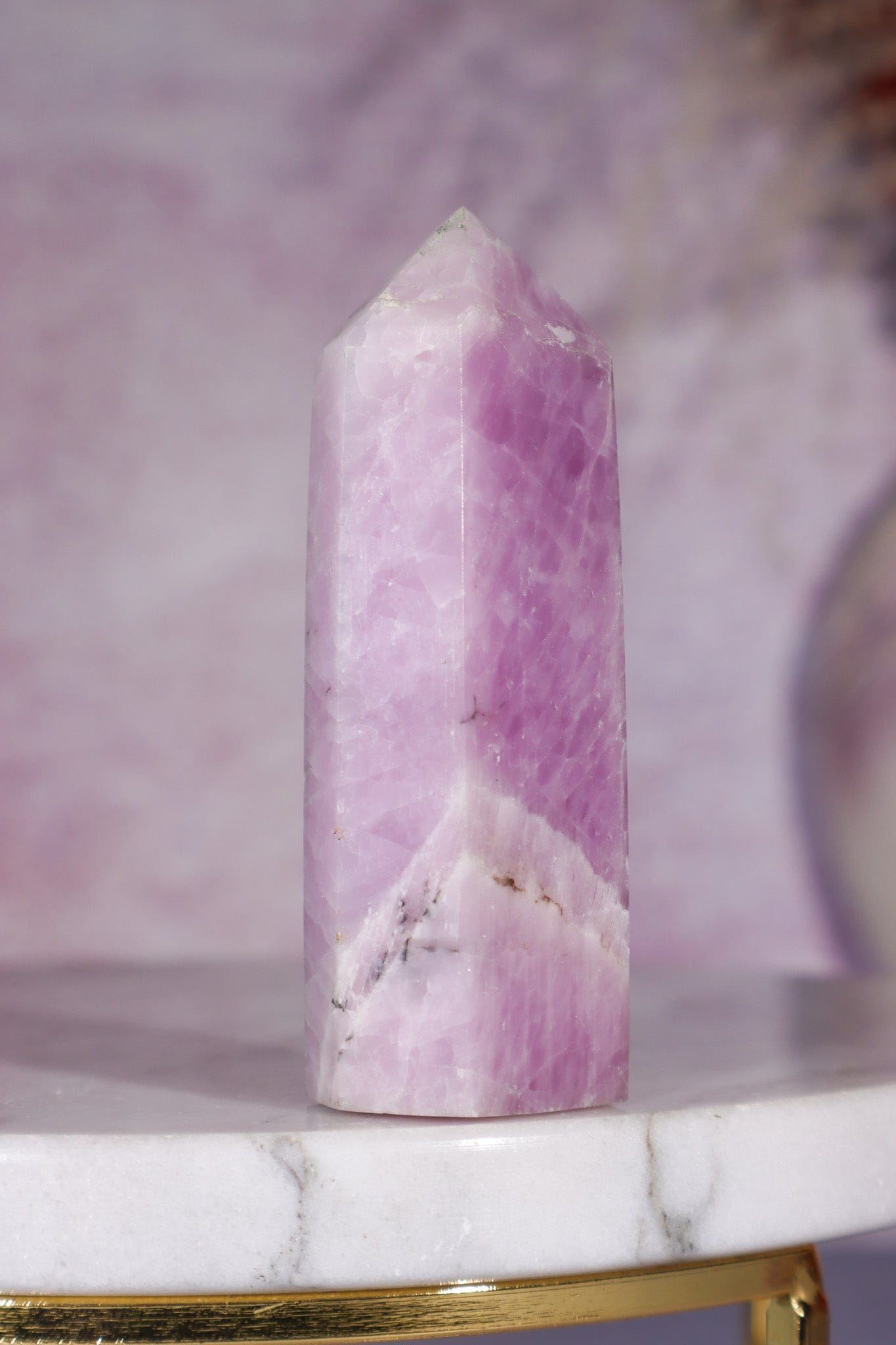 Kunzite Tower 6.8cm, Sold as Seen Towers Tali & Loz Crystals