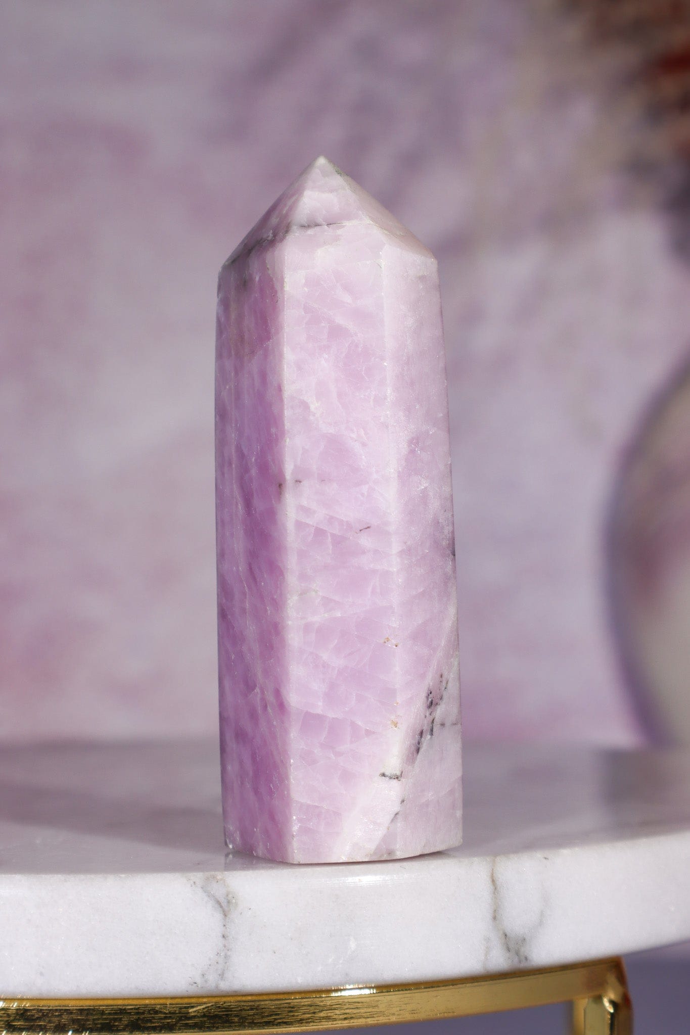 Kunzite Tower 6.8cm, Sold as Seen Towers Tali & Loz Crystals