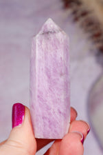 Kunzite Tower 6.8cm, Sold as Seen Towers Tali & Loz Crystals
