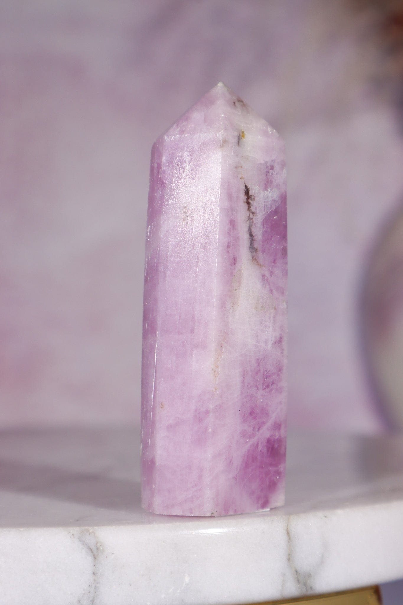 Kunzite Tower 6cm, Sold as Seen Towers Tali & Loz Crystals