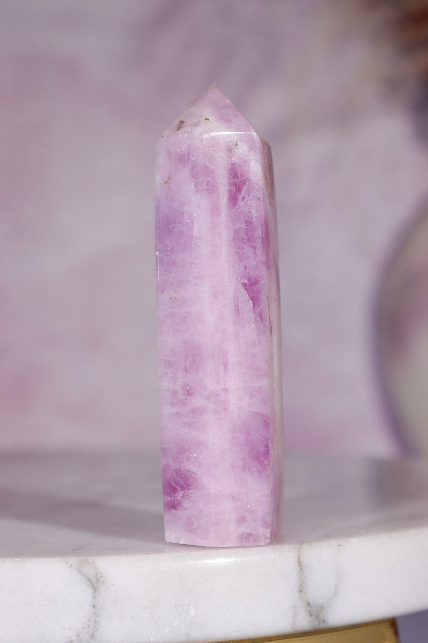 Kunzite Tower 6cm, Sold as Seen Towers Tali & Loz Crystals