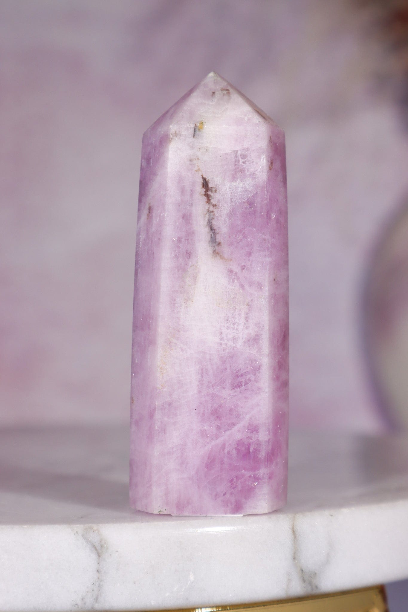 Kunzite Tower 6cm, Sold as Seen Towers Tali & Loz Crystals