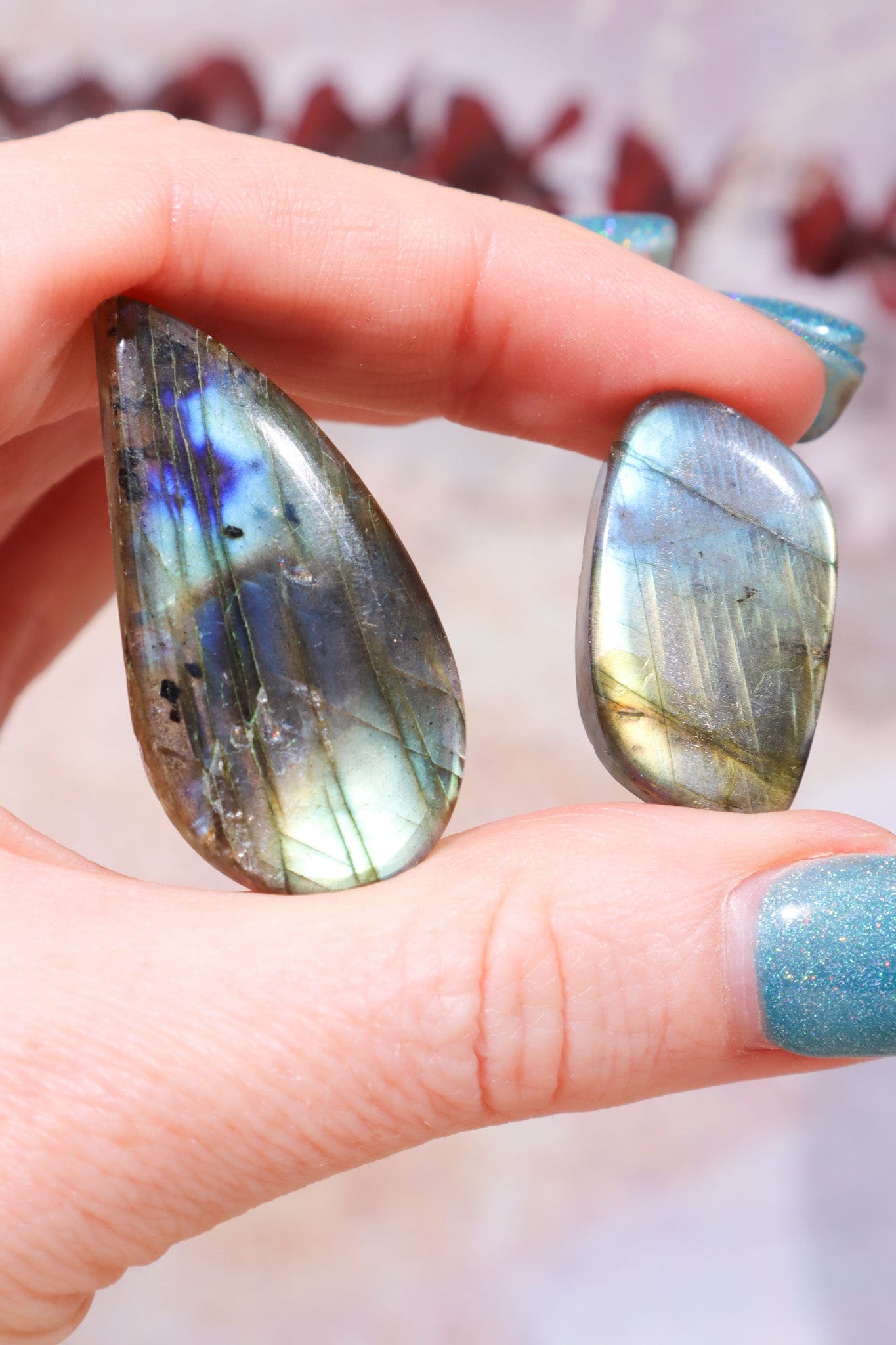 Labradorite Cabochons Freeform Cabochons Tali & Loz Crystals