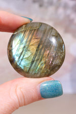 Labradorite Cabochons Round and Oval Cabochons Round 4cm Tali & Loz Crystals