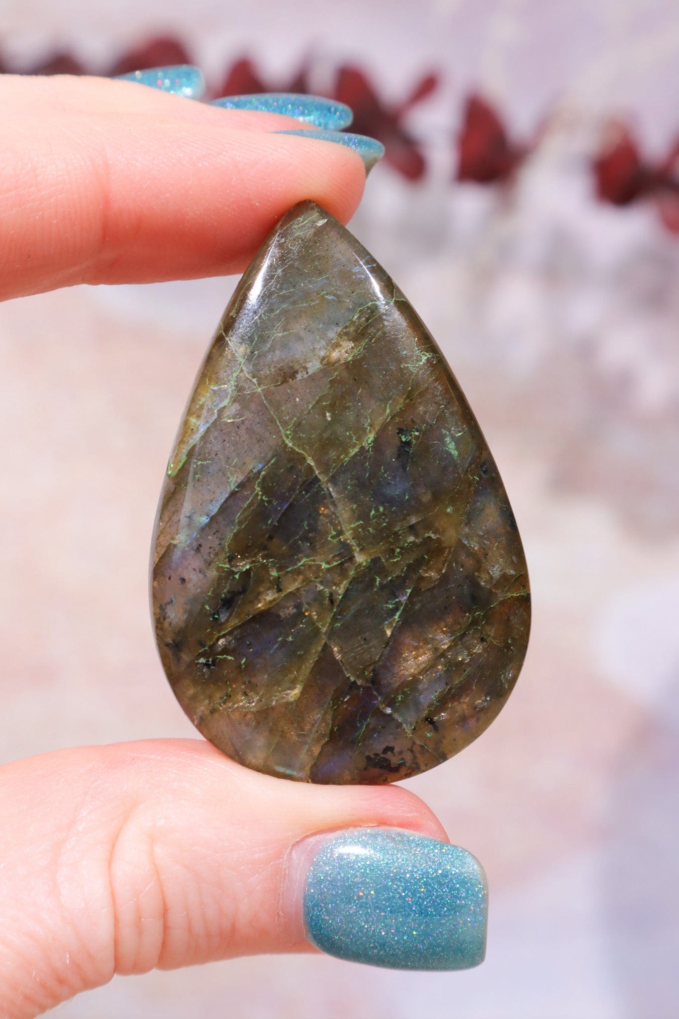 Labradorite Cabochons Teardrops 4.5/5cm Cabochons Tali & Loz Crystals