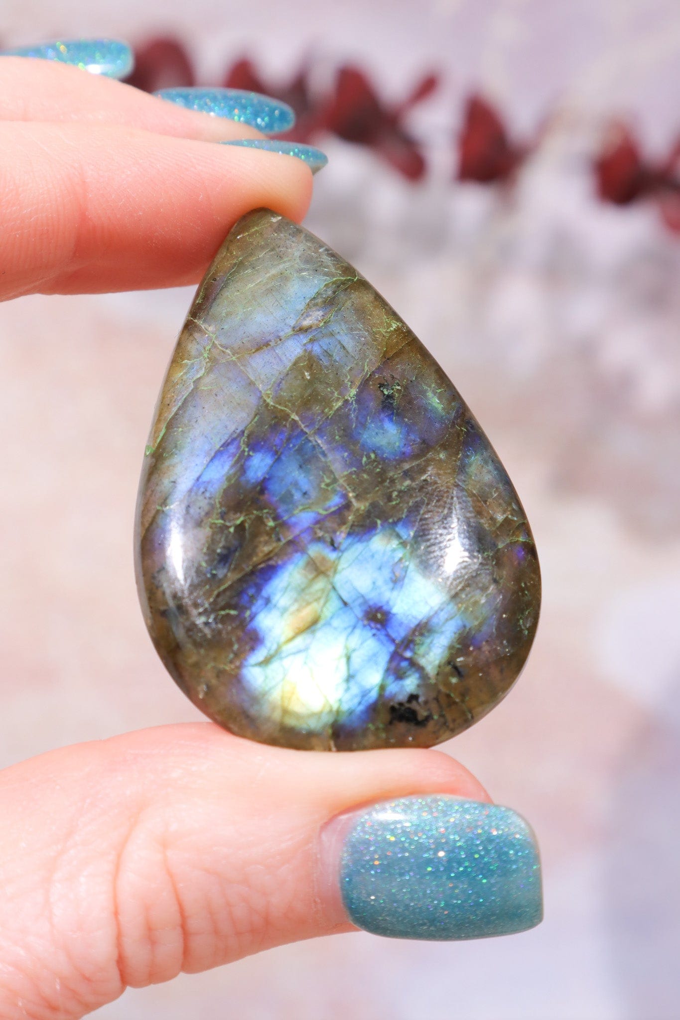 Labradorite Cabochons Teardrops 4.5/5cm Cabochons Tali & Loz Crystals