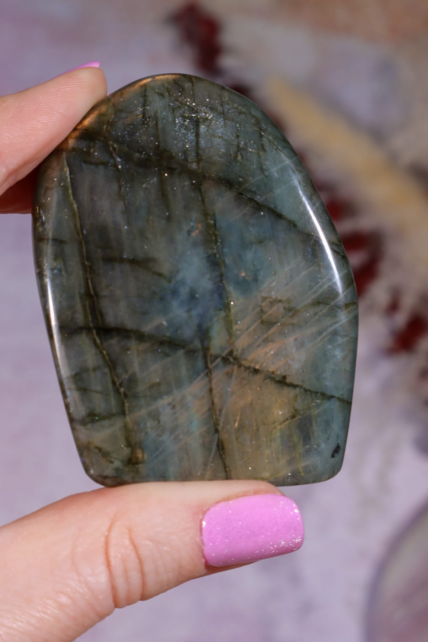 Labradorite Freeform, 133g | Madagascar | Sold as Seen Freeform Tali & Loz Crystals