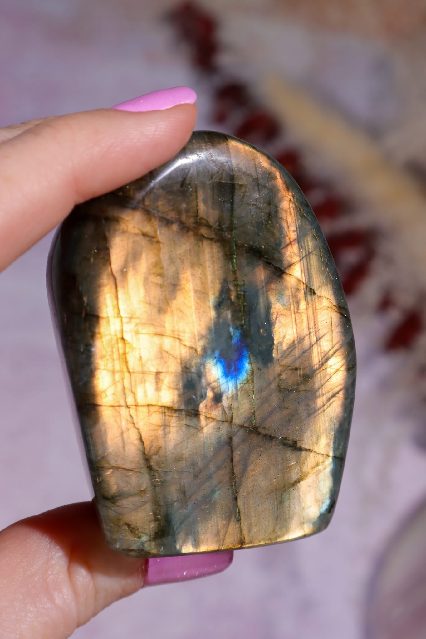 Labradorite Freeform, 133g | Madagascar | Sold as Seen Freeform Tali & Loz Crystals