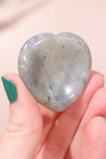 Labradorite Heart Worry Stone 3.5cm - Tali & Loz Crystals