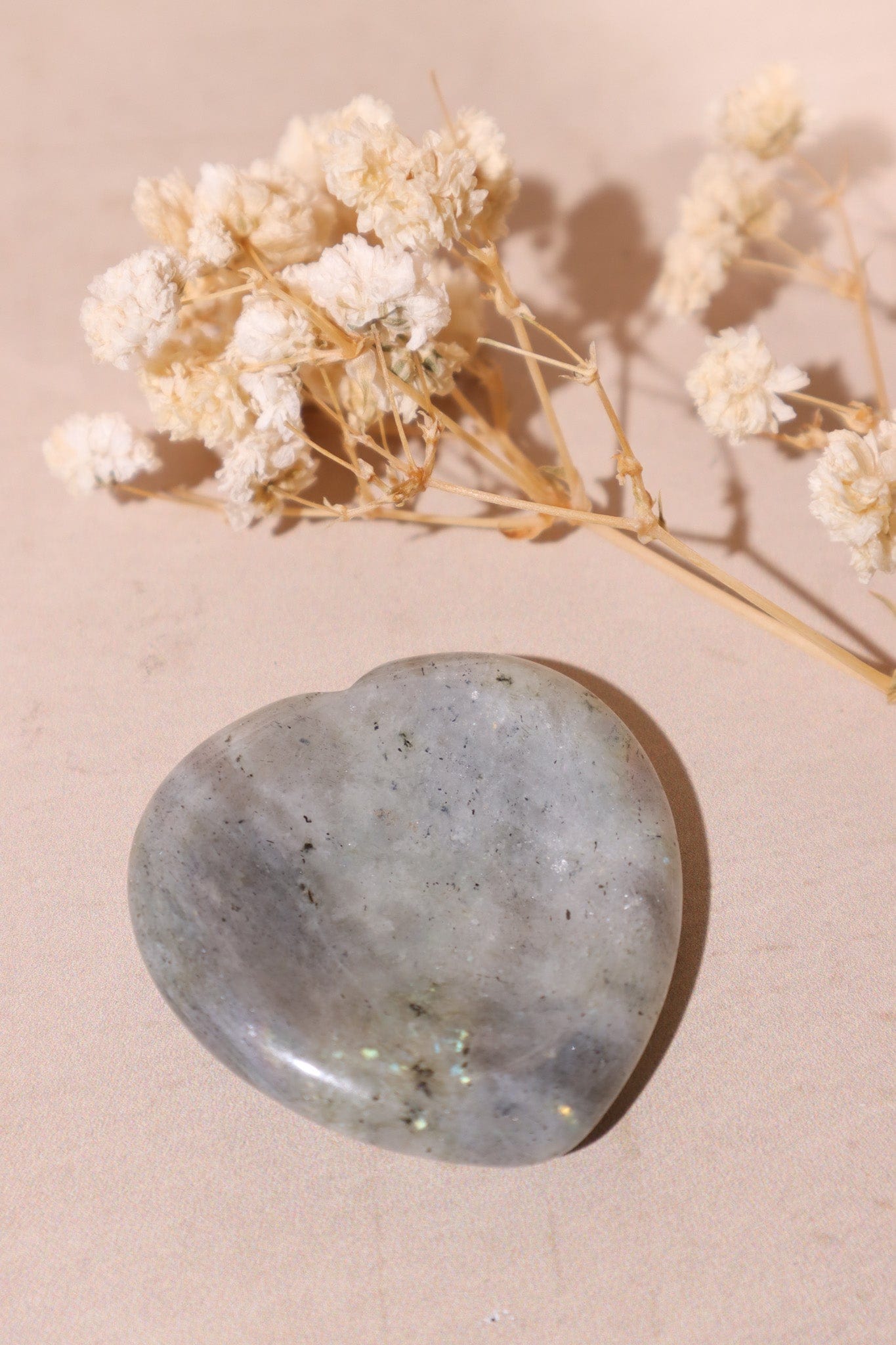 Labradorite Heart Worry Stone 3.5cm - Tali & Loz Crystals
