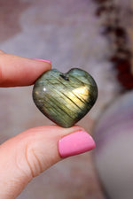 Labradorite Hearts | 2.5x2.5cm | Madagascar Hearts Tali & Loz Crystals