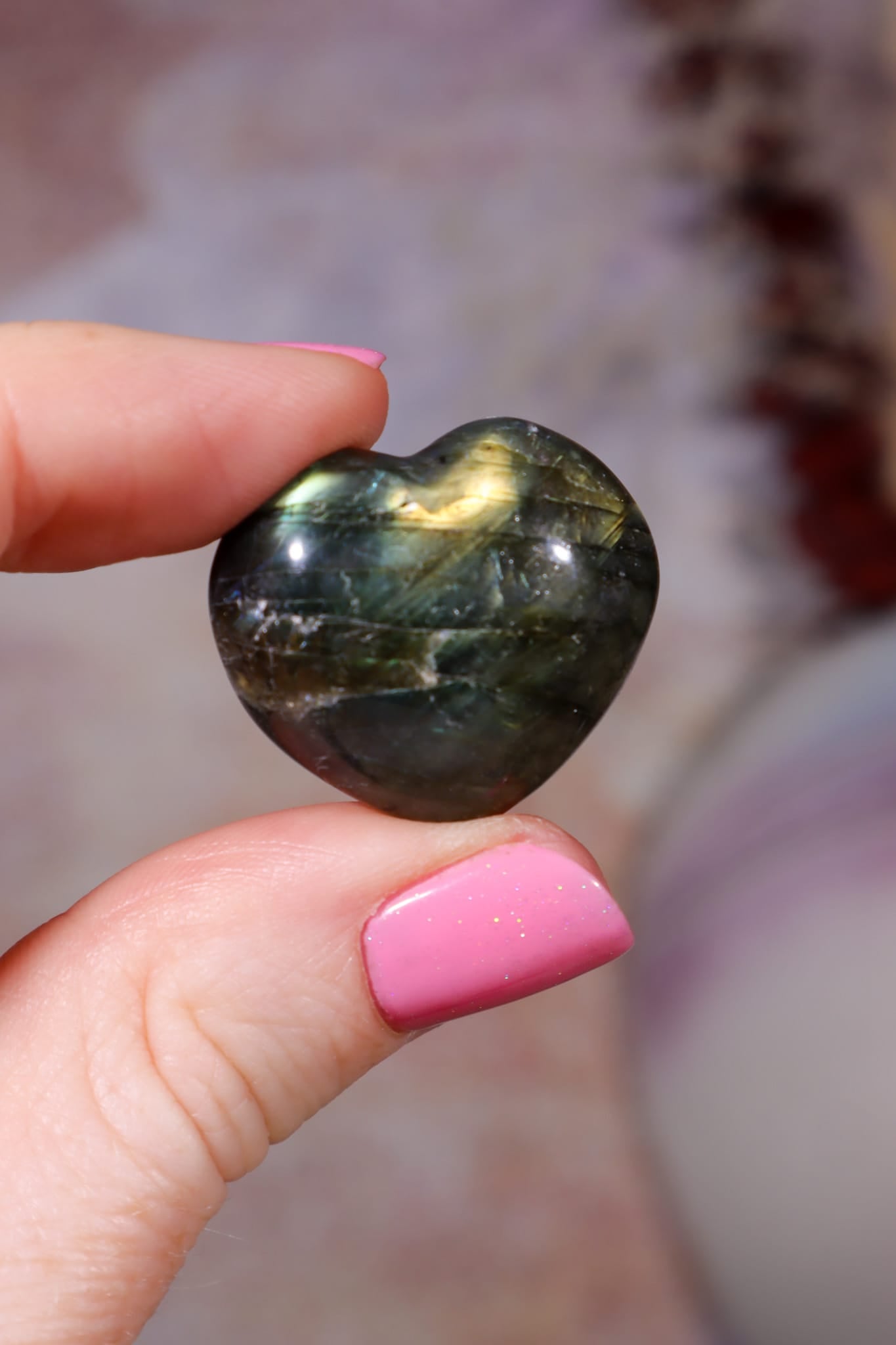 Labradorite Hearts | 2.5x2.5cm | Madagascar Hearts Tali & Loz Crystals