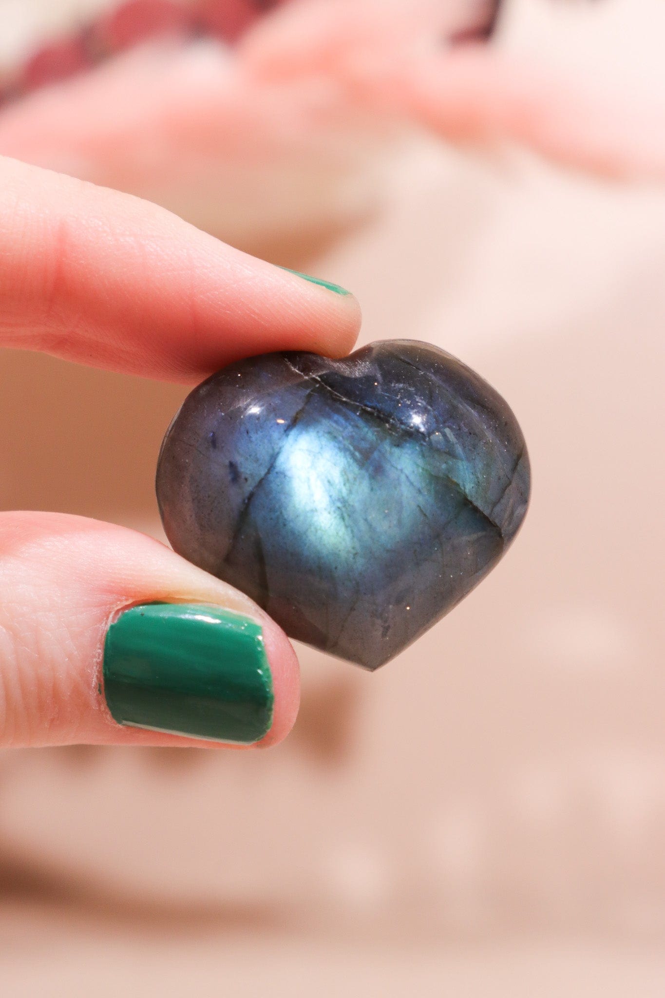 Labradorite Hearts 2x2.5cm - Tali & Loz Crystals