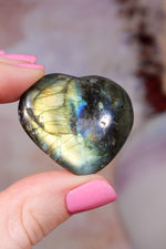 Labradorite Hearts | Large 3.5x3cm | Madagascar Hearts Tali & Loz Crystals