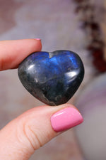 Labradorite Hearts | Large 3.5x3cm | Madagascar Hearts Tali & Loz Crystals