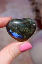 Labradorite Hearts | Large 3.5x3cm | Madagascar Hearts Tali & Loz Crystals