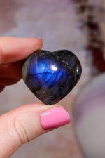 Labradorite Hearts | Large 3.5x3cm | Madagascar Hearts Tali & Loz Crystals