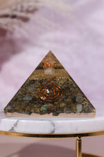 Labradorite Orgone Pyramids 6.5cm - Tali & Loz Crystals