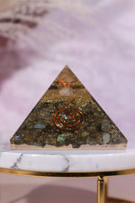 Labradorite Orgone Pyramids 6.5cm - Tali & Loz Crystals
