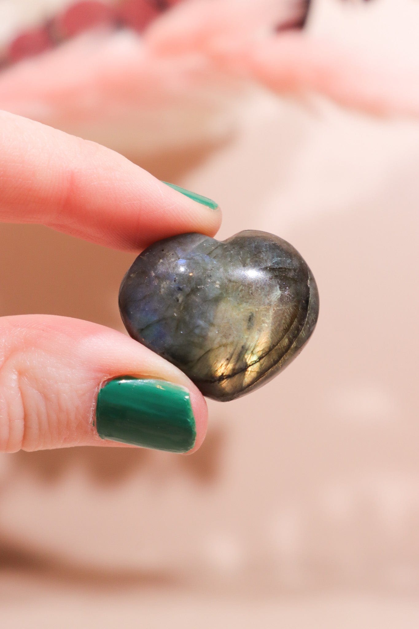 Labradorite Hearts 2x2.5cm - Tali & Loz Crystals