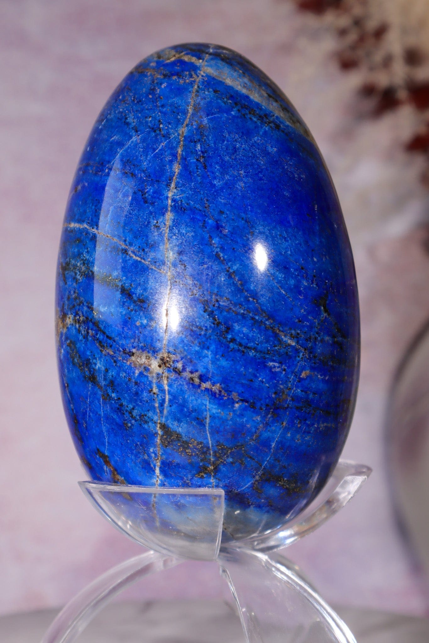 Lapis Lazuli Egg 0.6KG, Madani Afghanistan Eggs Tali & Loz Crystals