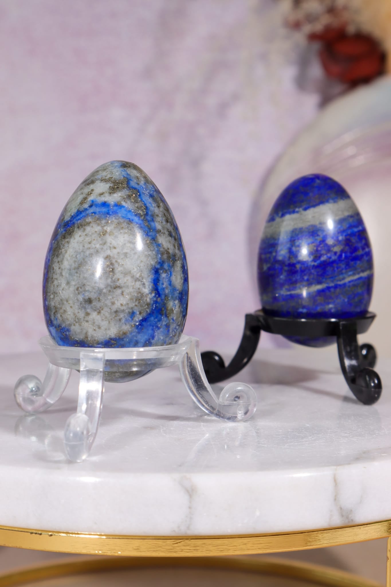 Lapis Lazuli Eggs | 4.5cm | India Eggs Tali & Loz Crystals
