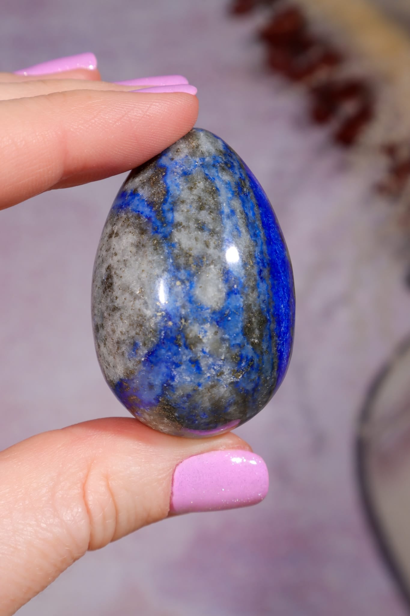 Lapis Lazuli Eggs | 4.5cm | India Eggs Tali & Loz Crystals
