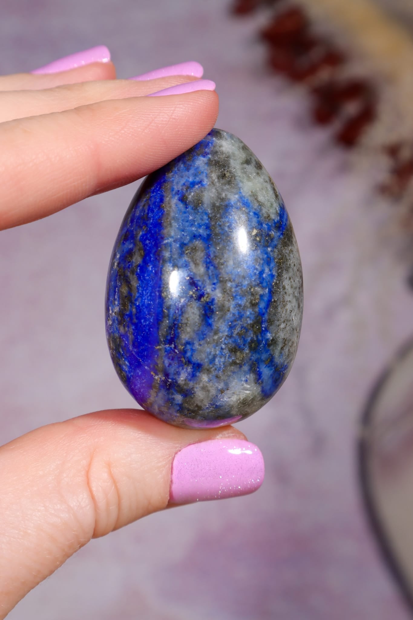 Lapis Lazuli Eggs | 4.5cm | India Eggs Tali & Loz Crystals