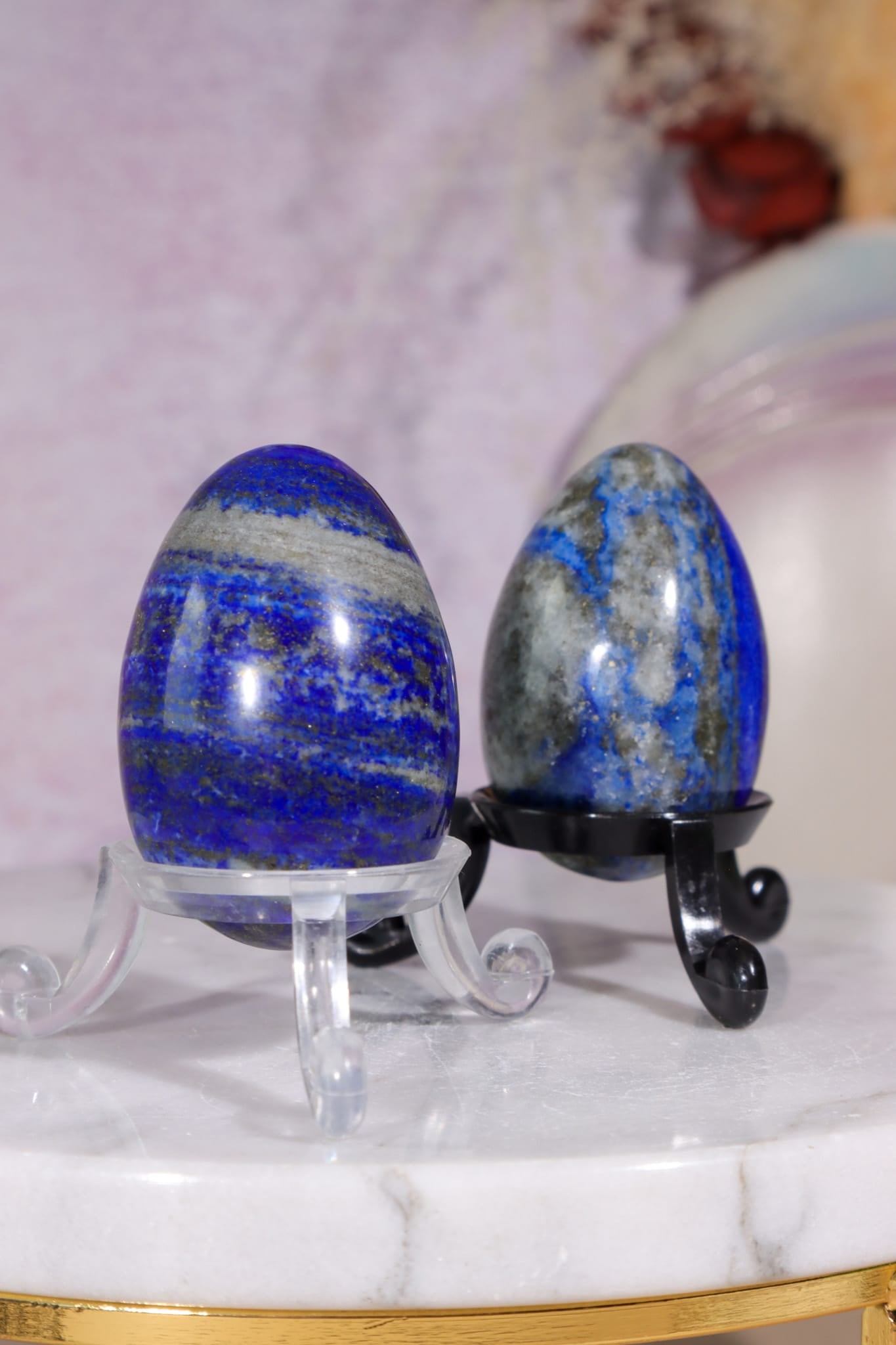Lapis Lazuli Eggs | 4.5cm | India Eggs Tali & Loz Crystals