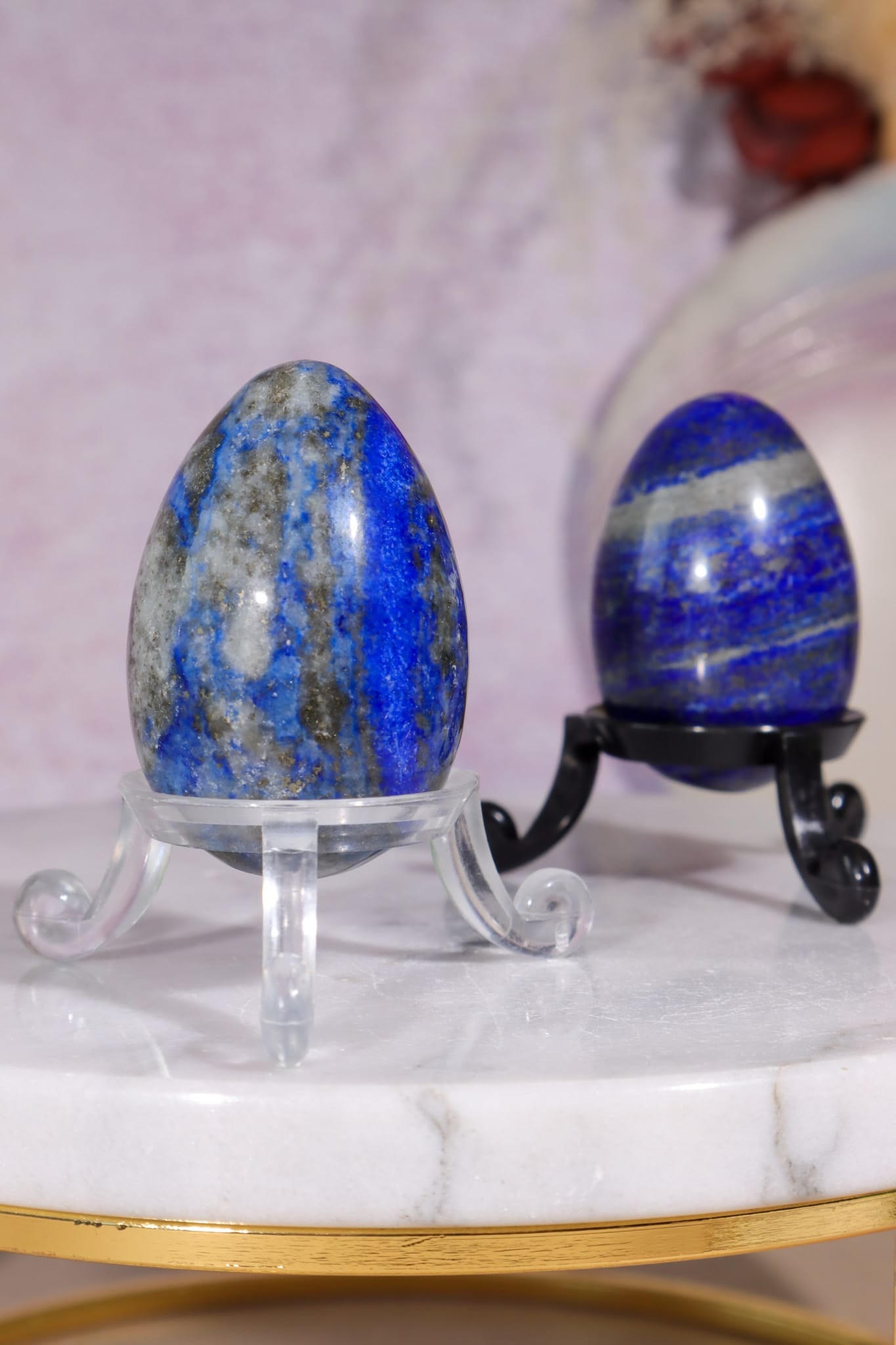 Lapis Lazuli Eggs | 4.5cm | India Eggs Tali & Loz Crystals