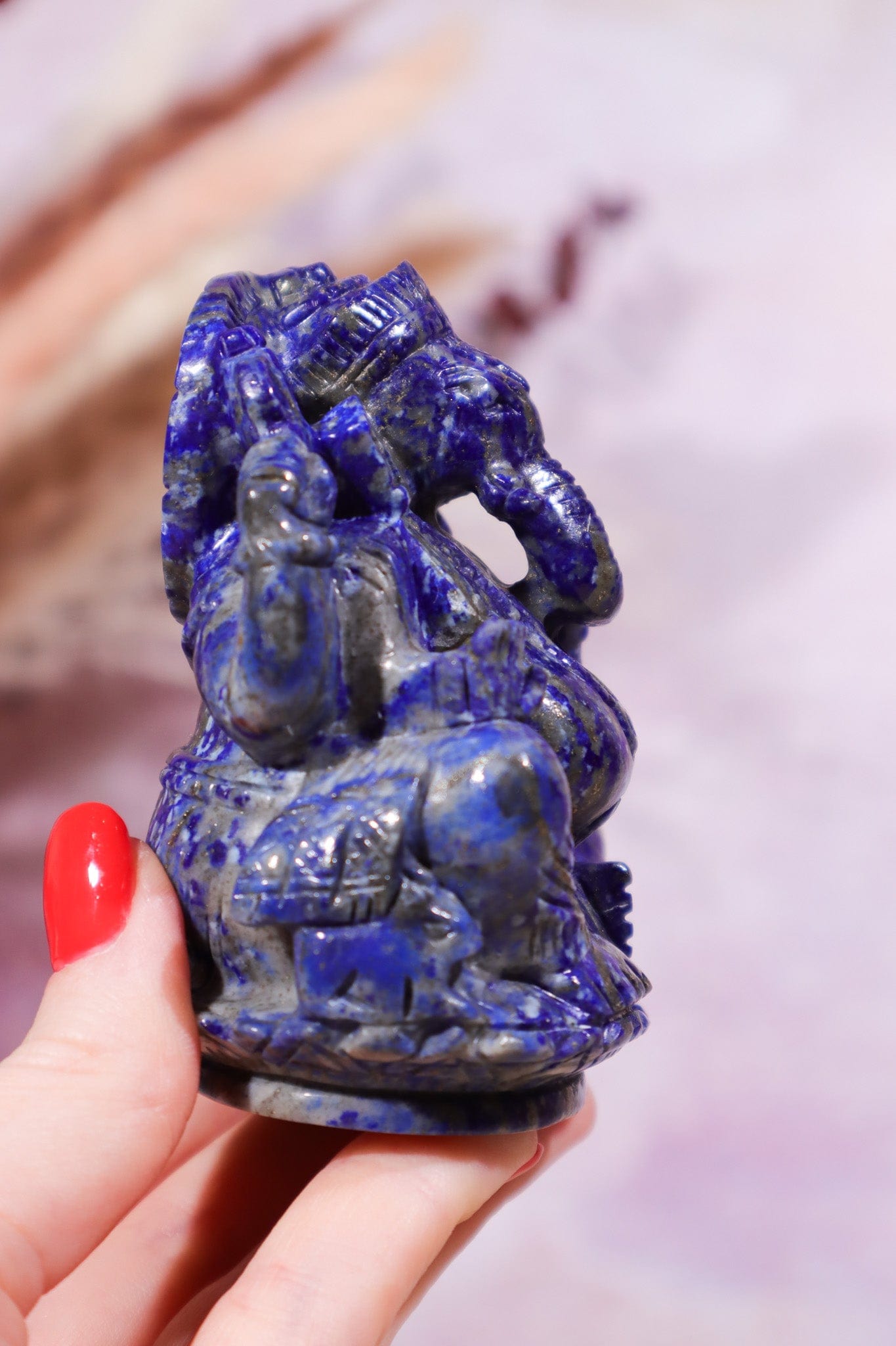 Lapis Lazuli Ganesh 8cm - Tali & Loz Crystals