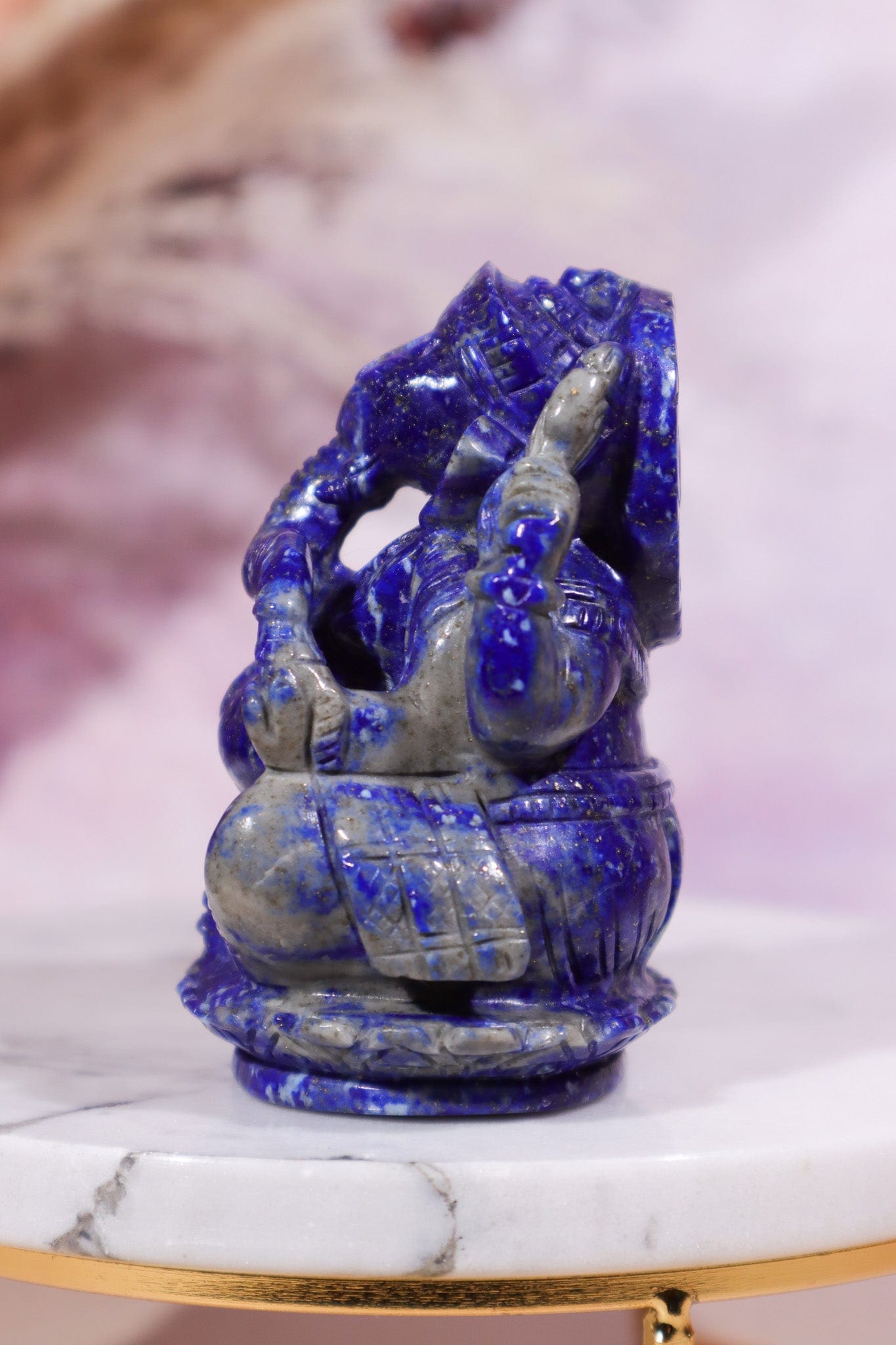 Lapis Lazuli Ganesh 8cm - Tali & Loz Crystals