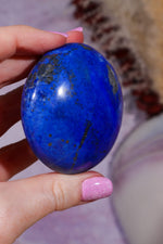 Lapis Lazuli Palmstone | 6cm | Afghanistan Palmstones Tali & Loz Crystals