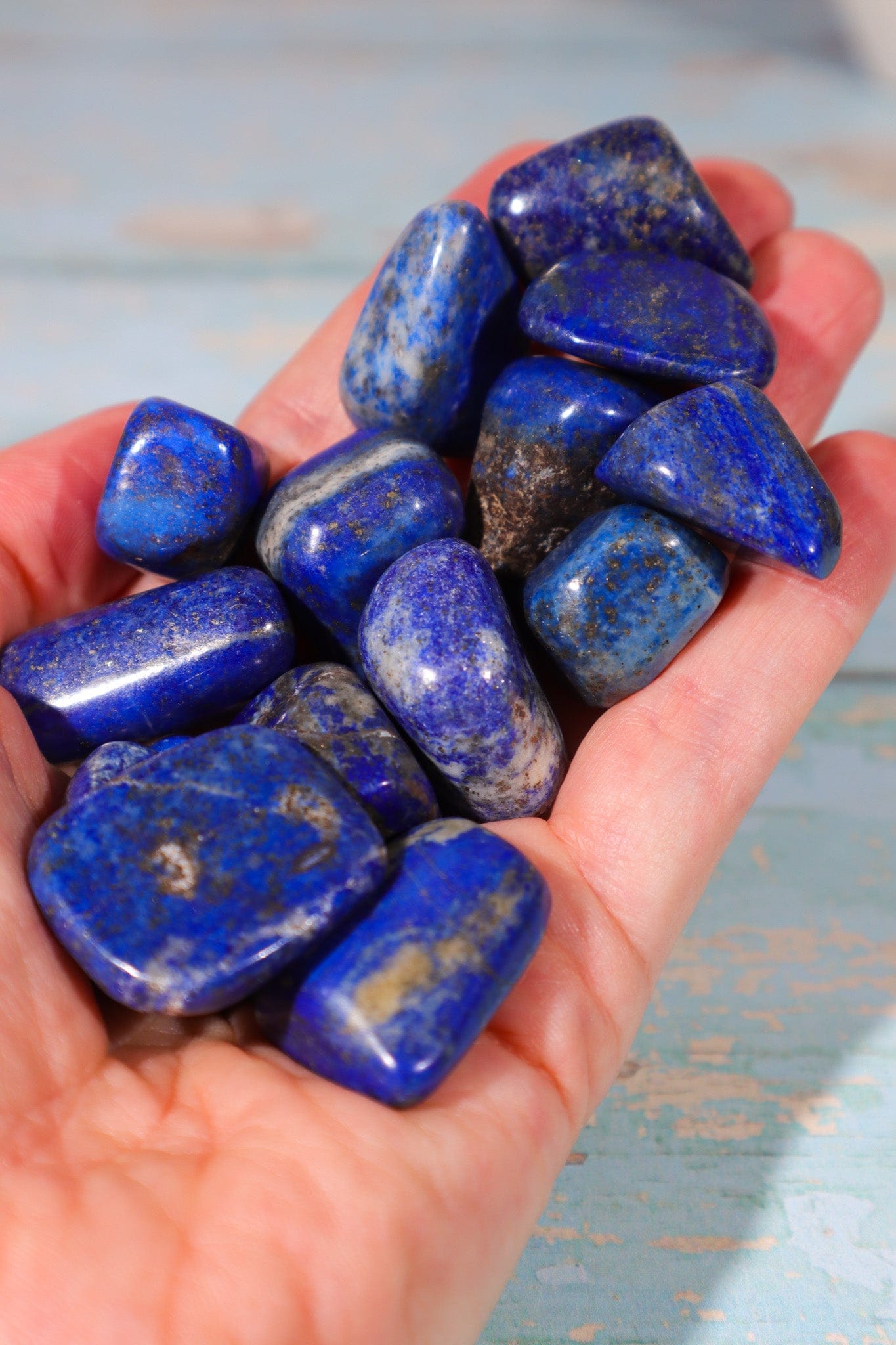 Lapis Lazuli Tumblestones Large 20-30 mm Tumblestones Tali & Loz Crystals