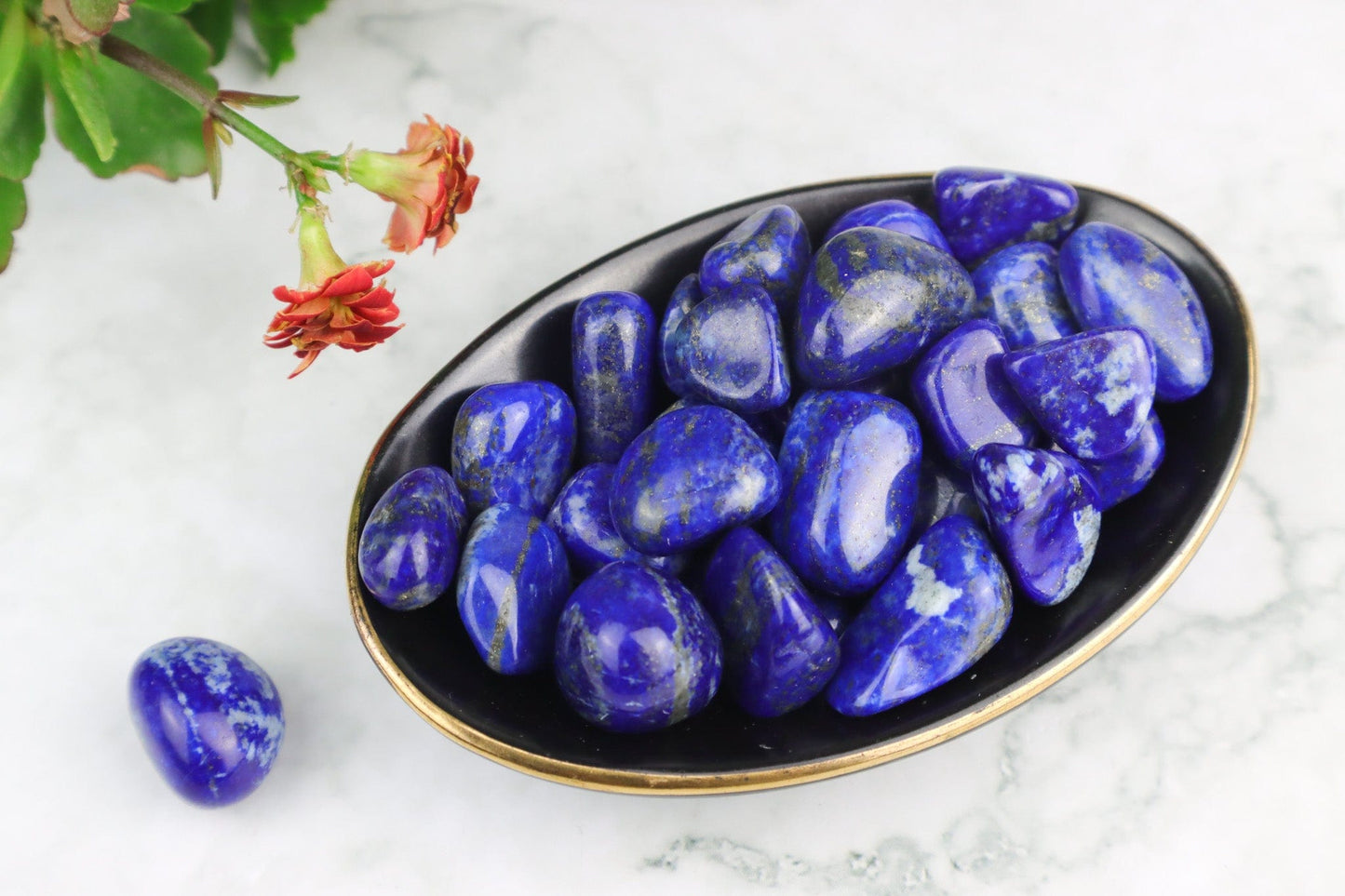 Lapis Lazuli Tumblestones - Peace/Communication Tumblestones Tali & Loz