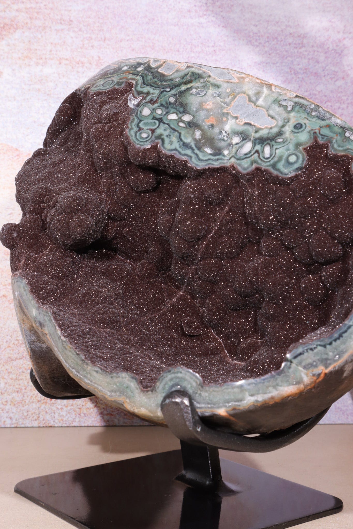 Large Statement Brown Amethyst Geode, Sold As Seen Tali & Loz Crystals