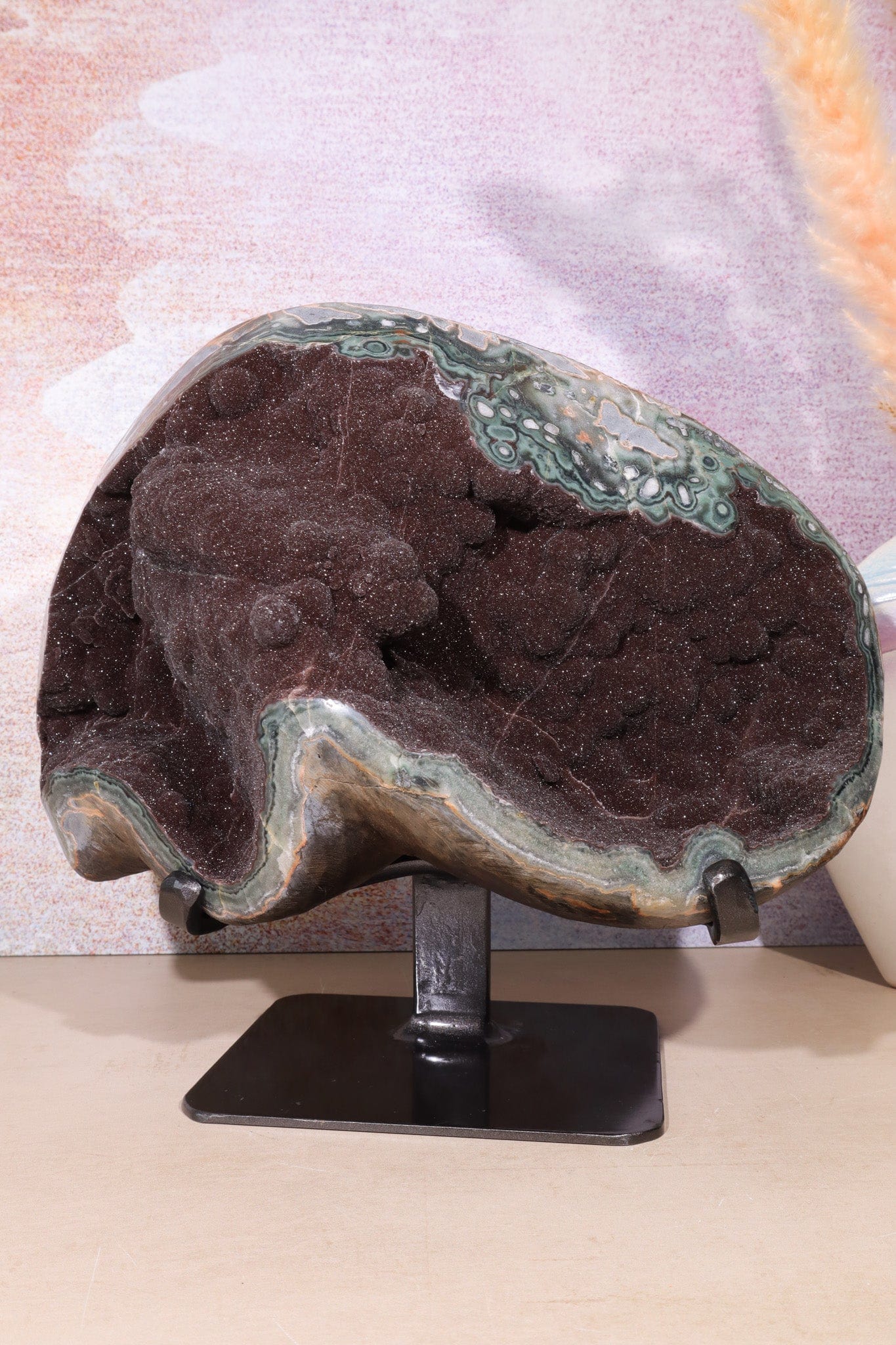 Large Statement Brown Amethyst Geode, Sold As Seen Tali & Loz Crystals