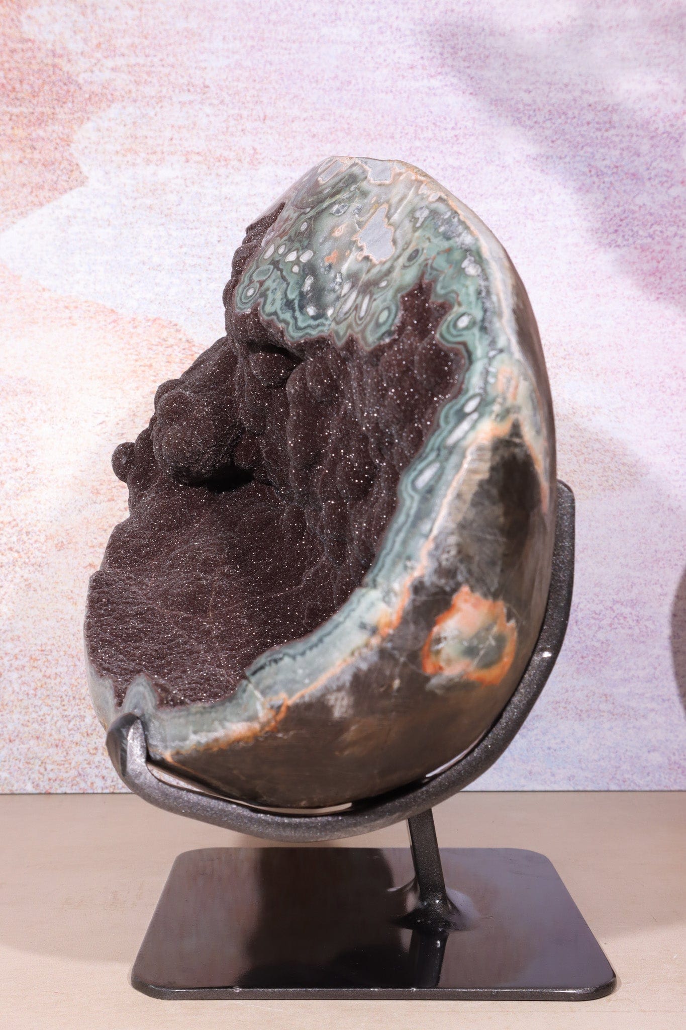 Large Statement Brown Amethyst Geode, Sold As Seen Tali & Loz Crystals