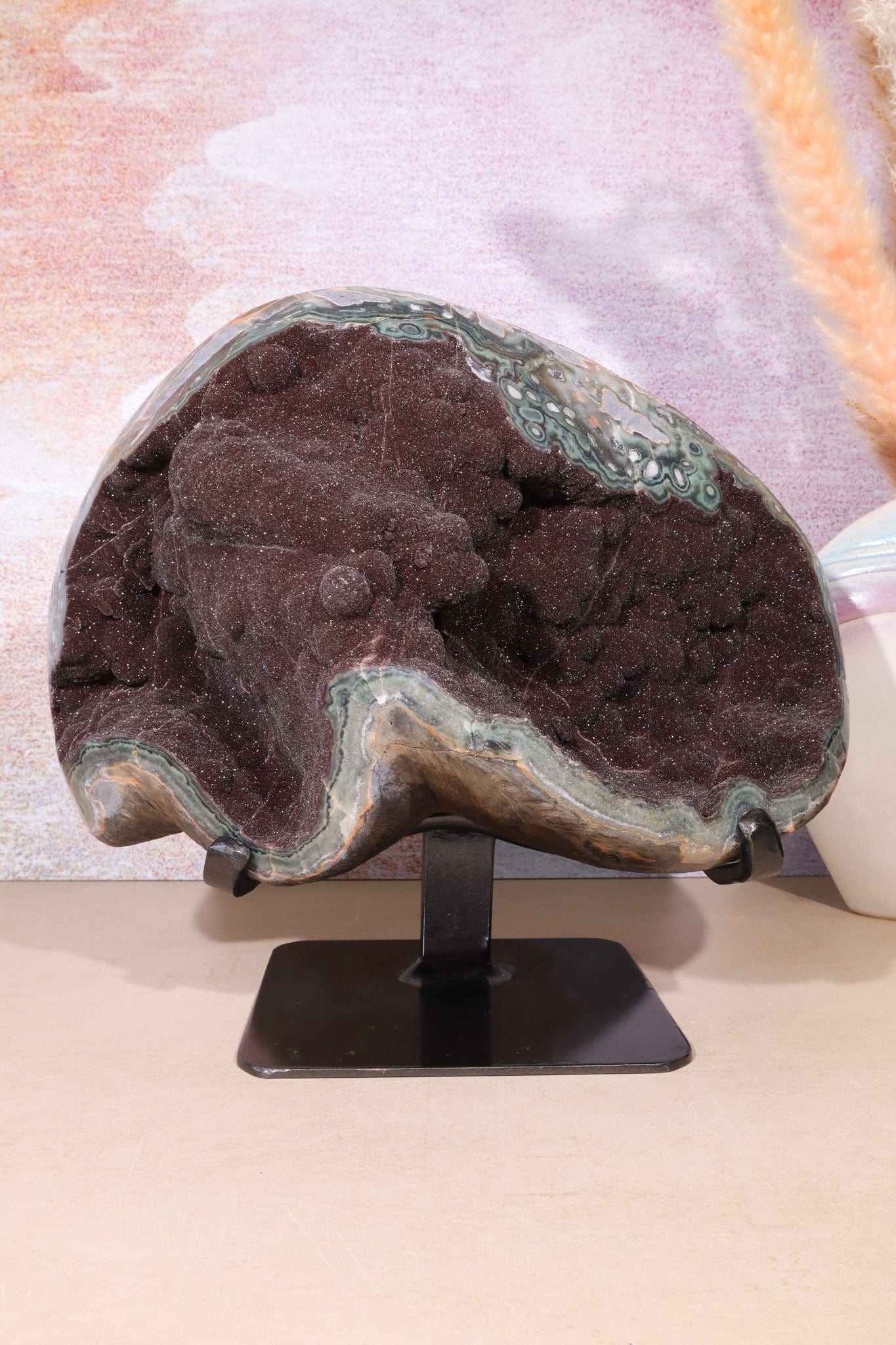 Large Statement Brown Amethyst Geode, Sold As Seen Tali & Loz Crystals