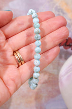Larimar Beaded Bracelet Bracelets Tali & Loz Crystals