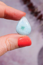 Larimar Drop Cabochon 2.48gr Rocks & Fossils Tali & Loz Crystals