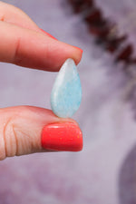 Larimar Drop Cabochon 2.48gr Rocks & Fossils Tali & Loz Crystals