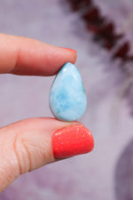 Larimar Drop Cabochon 3.61gr Rocks & Fossils Tali & Loz Crystals