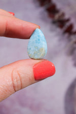 Larimar Drop Cabochon 3.61gr Rocks & Fossils Tali & Loz Crystals