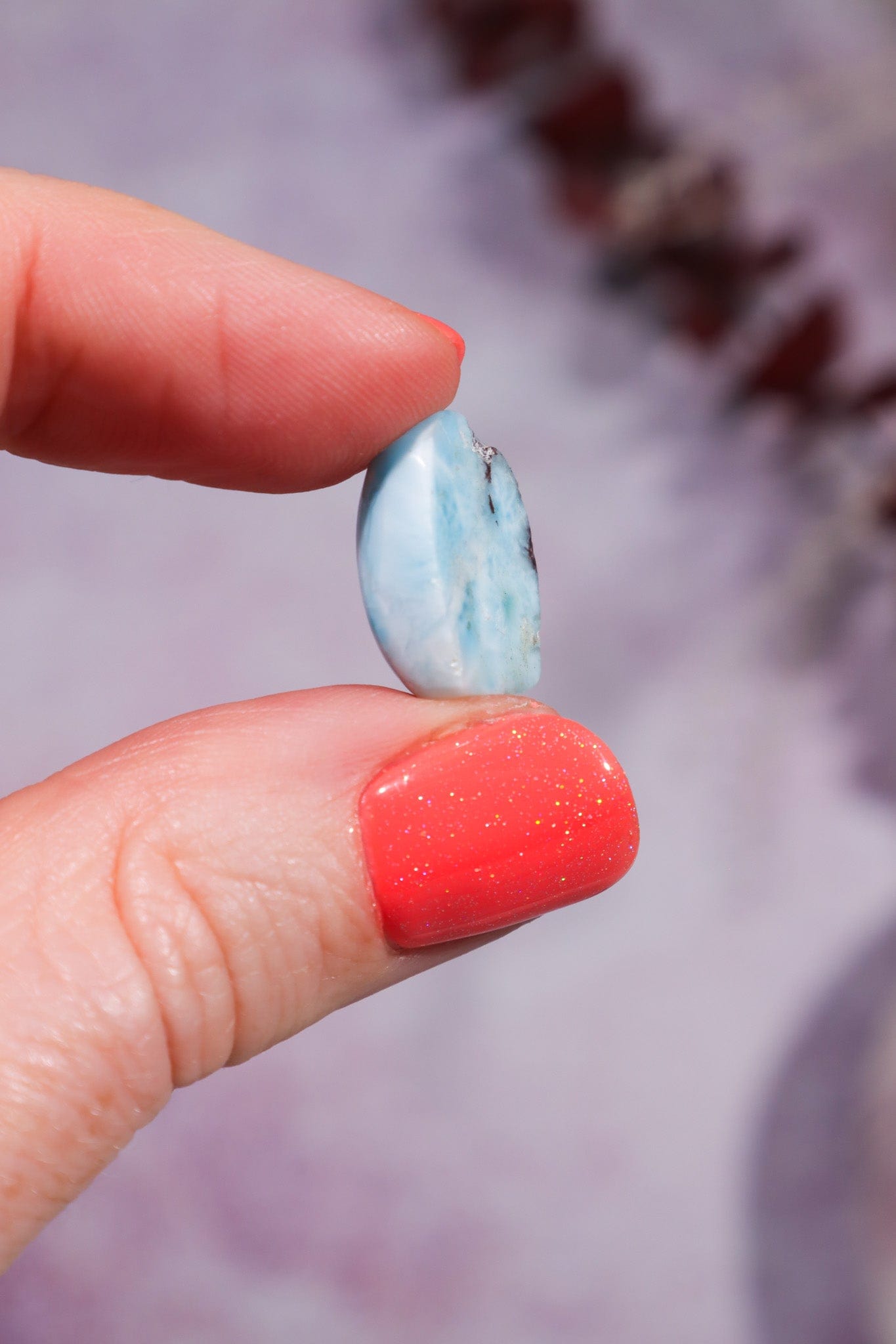 Larimar Freeform Cabochon 2.52gr Rocks & Fossils Tali & Loz Crystals