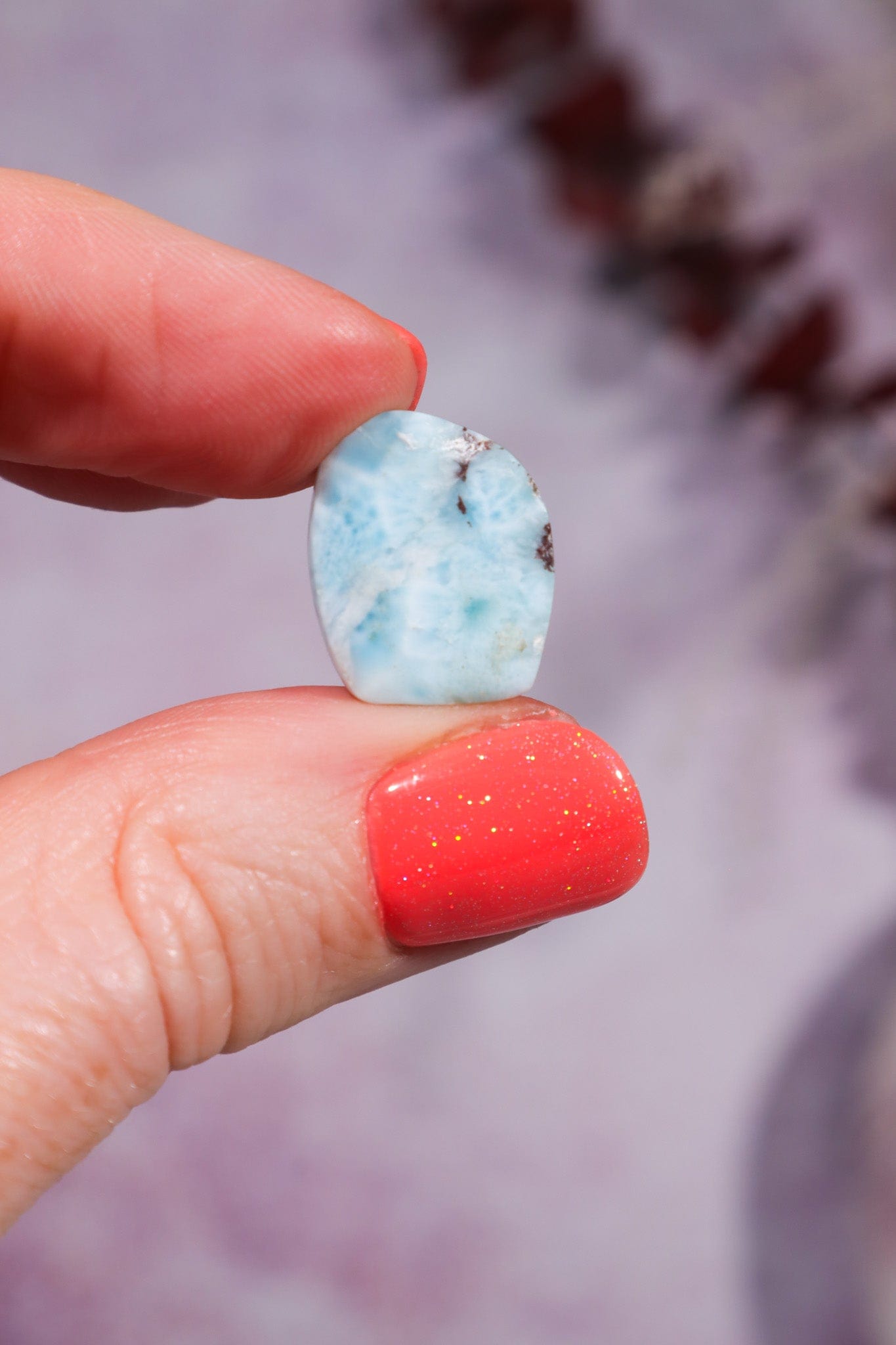 Larimar Freeform Cabochon 2.52gr Rocks & Fossils Tali & Loz Crystals
